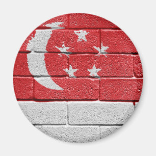 Flag of Singapore Magnet