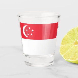 Flag of Singapore Shot Glass