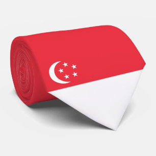Flag of Singapore Tie