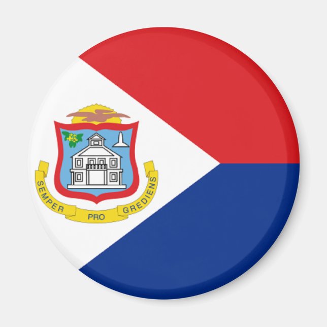 Flag of Sint Maarten Magnet (Front)