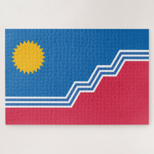 Flag of Sioux Falls (North Dakota) Jigsaw Puzzle