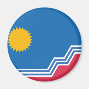 Flag of Sioux Falls, South Dakota Magnet