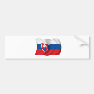 Flag of Slovakia Bumper Sticker