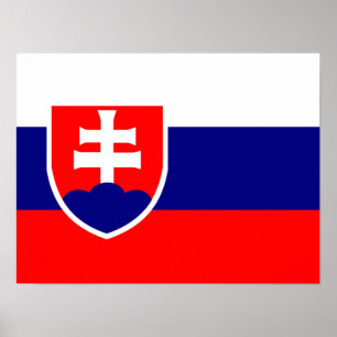 Flag of Slovakia Poster