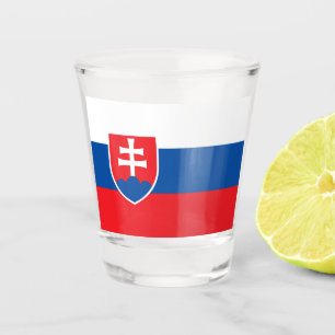 Flag of Slovakia Shot Glass