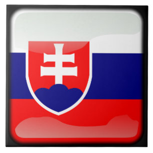 Flag of Slovakia Tile