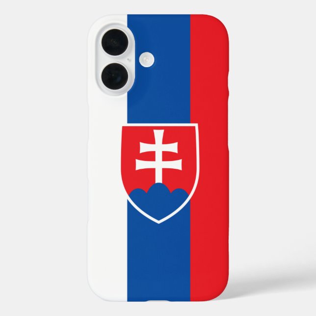 flag of Slovakia (vertical variant) Case-Mate iPhone Case (Back)