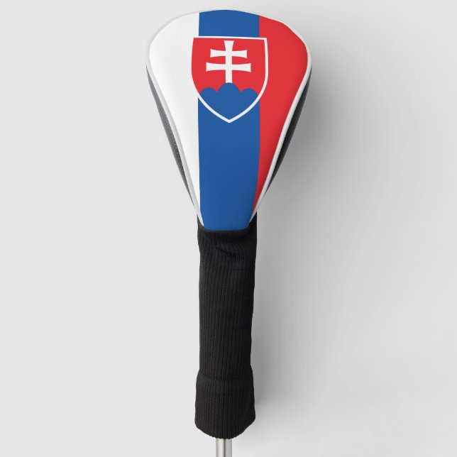 flag of Slovakia (vertical variant) Golf Head Cover (Front)