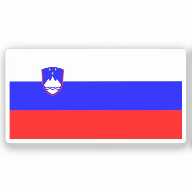 Flag of Slovenia custom-cut  (Front)
