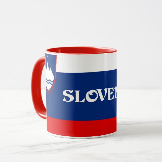 Flag of Slovenia Mug (Front Left)