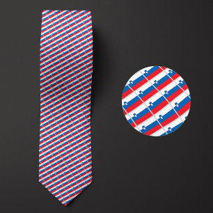 Flag of Slovenia Pattern Tie