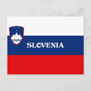 Flag of Slovenia Postcard