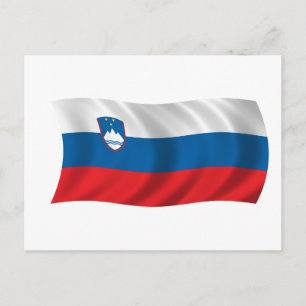 Flag of Slovenia Postcard