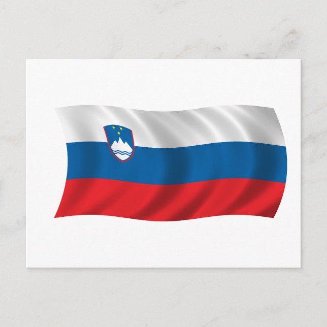 Flag of Slovenia Postcard (Front)