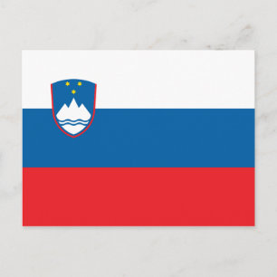 Flag of Slovenia Postcard