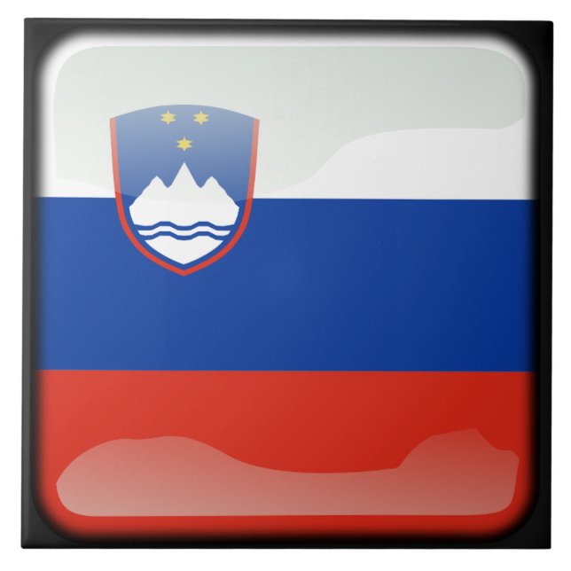Flag of Slovenia Tile (Front)