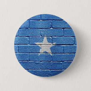 Flag of Somalia 6 Cm Round Badge