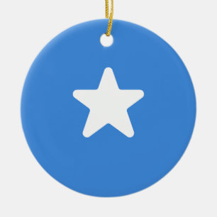 Flag of Somalia Ceramic Ornament