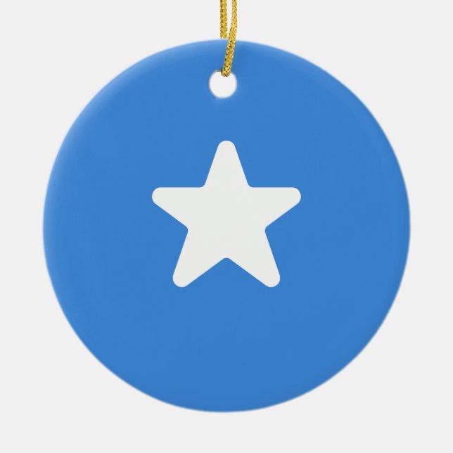Flag of Somalia Ceramic Ornament (Front)