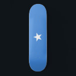 Flag of Somalia Skateboard<br><div class="desc">This design features the national flag of Somalia (officially known as the Federal Republic of Somalia), which is a country in the Horn of Africa. Somalia has the longest coastline on Africa's mainland. Somalia is bordered by Ethiopia to the west, Djibouti to the northwest, the Gulf of Aden to the...</div>