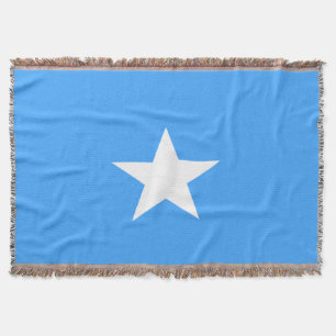 Flag of Somalia Throw Blanket