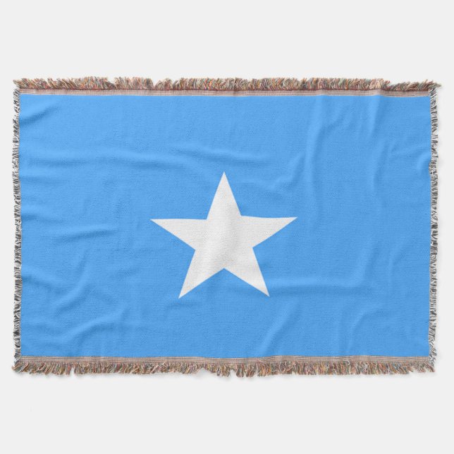 Flag of Somalia Throw Blanket (Front)