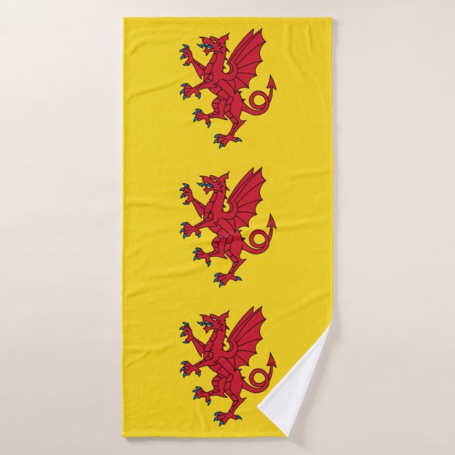 Flag of Somerset Bathz  Bath Towel (Bath Towel)