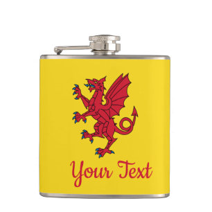 Flag of Somerset Hip Flask
