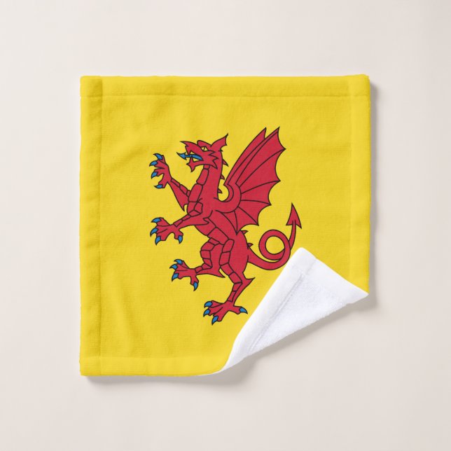 Flag of Somerset  Wash Cloth (Wash Cloth)