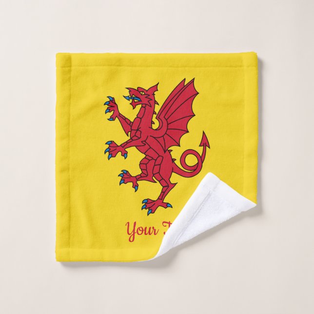 Flag of Somerset  Wash Cloth (Wash Cloth)