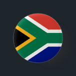 Flag of South Africa 3 Cm Round Badge<br><div class="desc">Flag of South Africa</div>