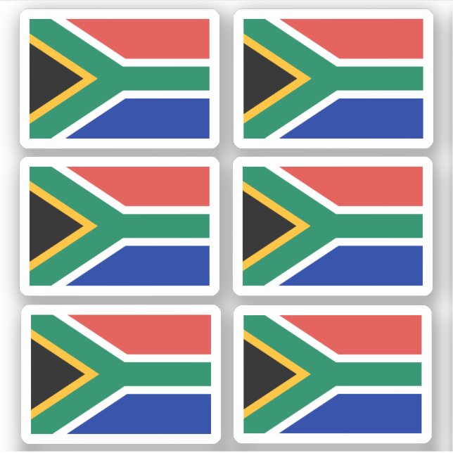 Flag of South Africa - a collection Sticker (Front)