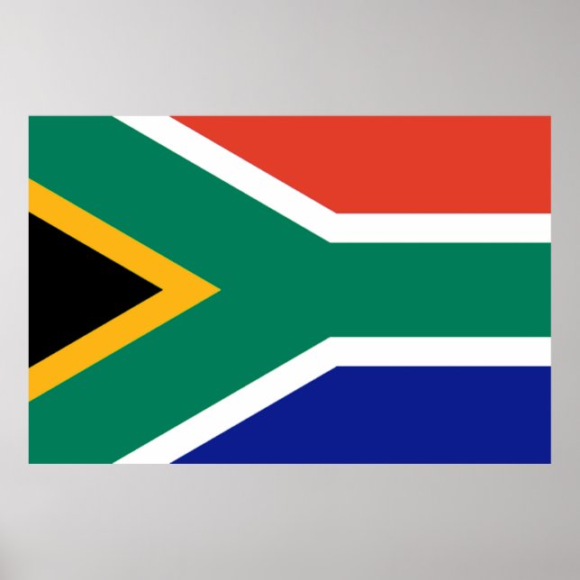 Flag of South Africa Bokke Poster (Front)