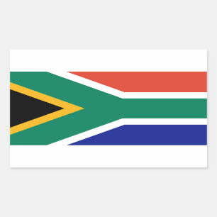 Flag of South Africa Bokke Rectangular Sticker