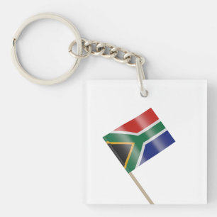 Flag of South Africa Key Ring