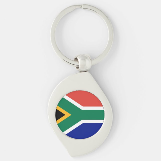 Flag of South Africa Key Ring (Front)