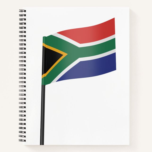 Flag of South Africa Notebook (Front)