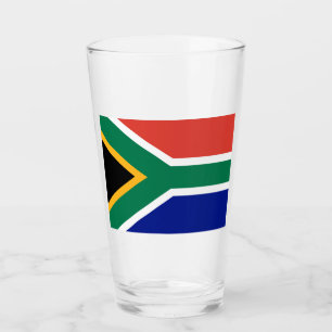 Flag of South Africa - Patriotic Glass Cup 