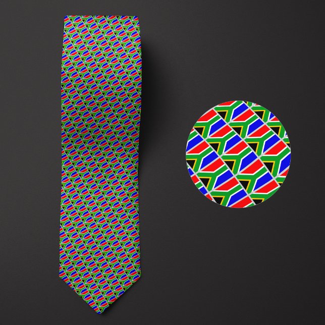 Flag of South Africa Pattern Tie (Creator Uploaded)