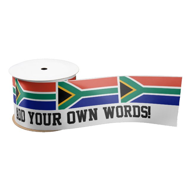 Flag of South Africa Satin Ribbon (Spool)