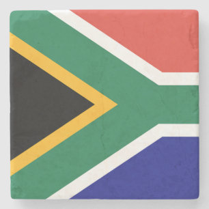 Flag of South Africa Stone Coaster
