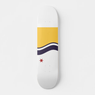 Flag of South Bend, Indiana Skateboard