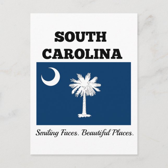 Flag of South Carolina Postcard (Front)