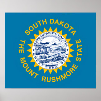 Flag of South Dakota Poster