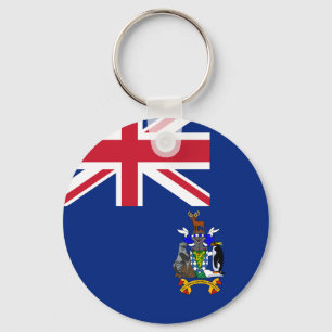 Flag of South Georgia and the South Sandwich Islan Key Ring
