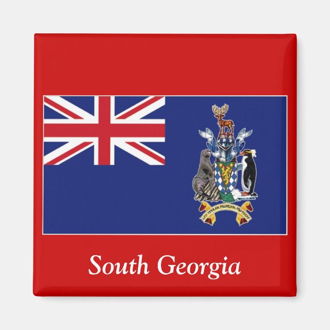 Flag of South Georgia Magnet (Front)