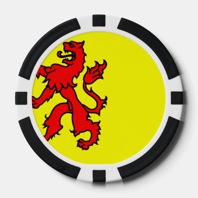 Flag of South Holland Poker Chips (Front)