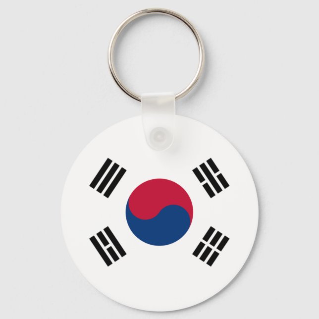 Flag of South Korea Key Ring (Front)