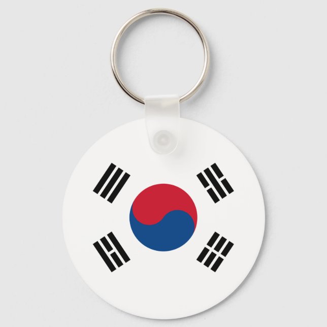 Flag of South Korea Key Ring (Front)