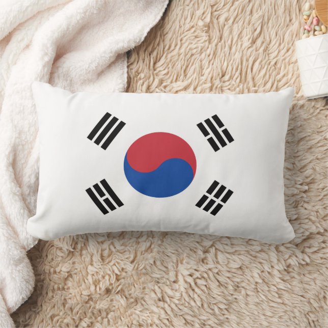 Flag of South Korea Lumbar Cushion (Blanket)